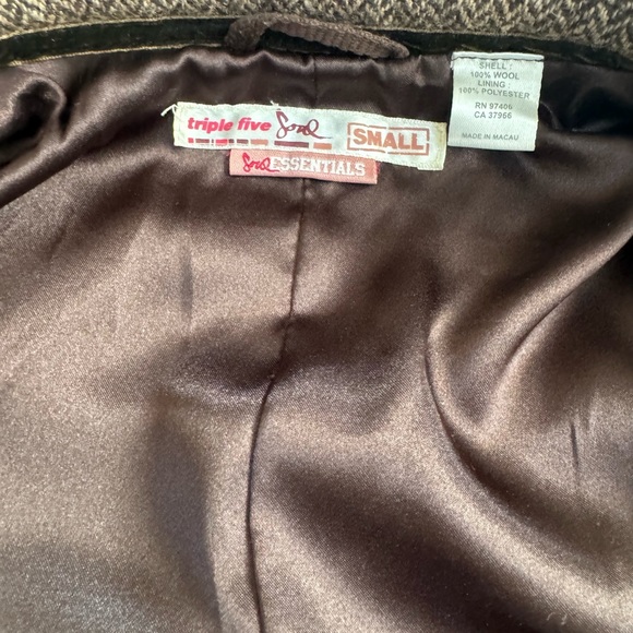 Vintage 100% Wool blazer sz S - Picture 7 of 9